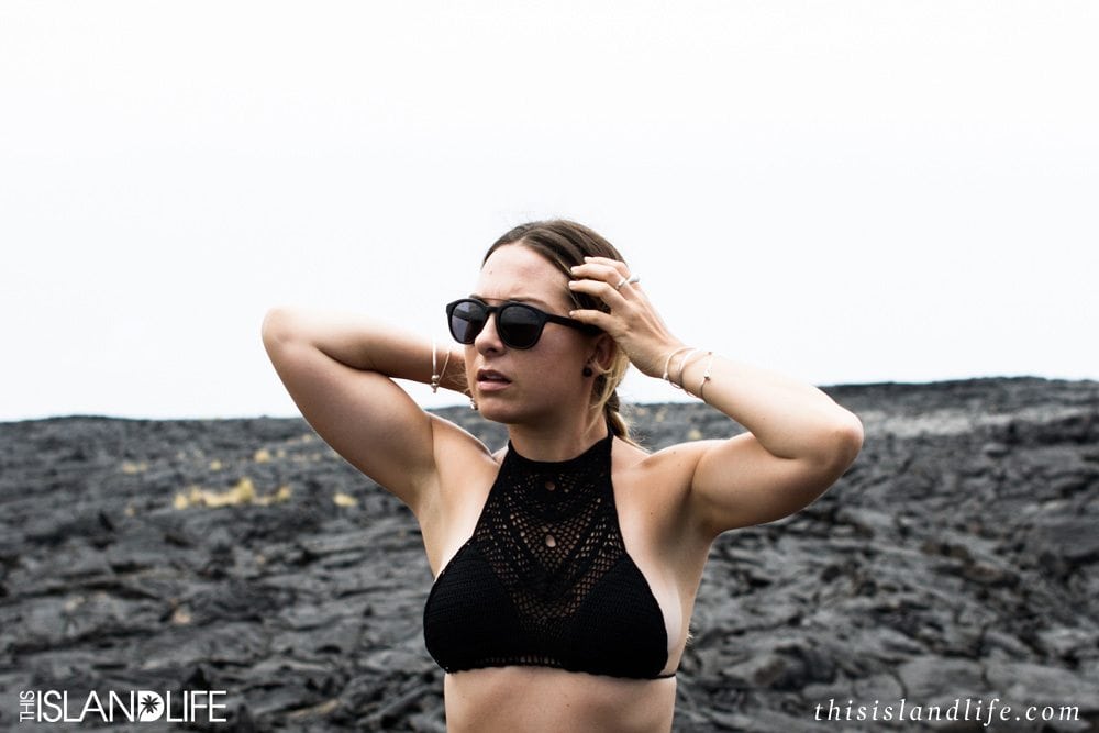 Lisa Maree black crochet bikini